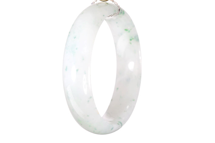 Icy Jadeite Bangle