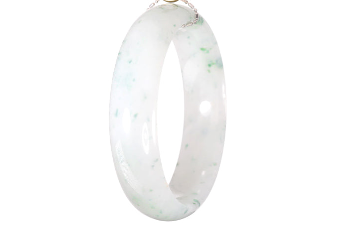 Icy Jadeite Bangle