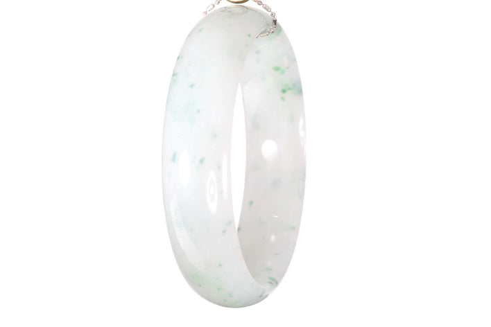 Icy Jadeite Bangle