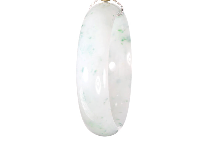 Icy Jadeite Bangle
