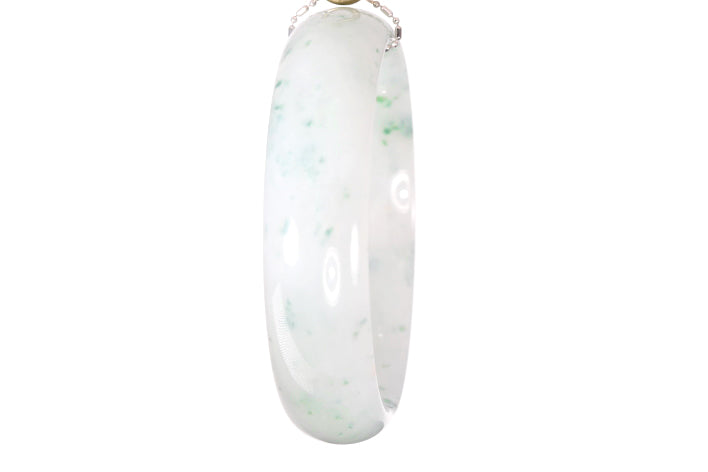 Icy Jadeite Bangle