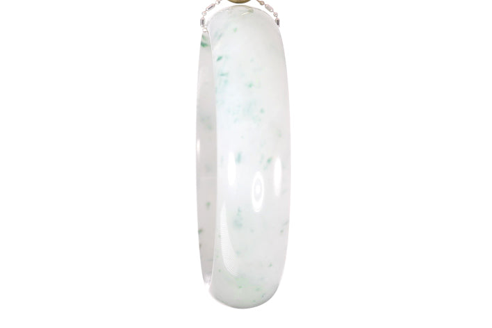 Icy Jadeite Bangle