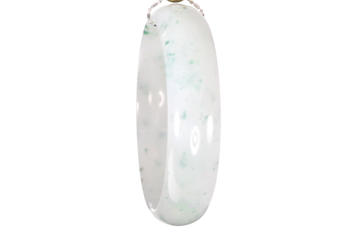 Icy Jadeite Bangle