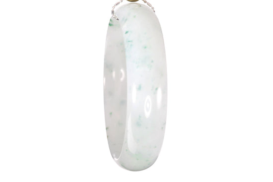 Icy Jadeite Bangle