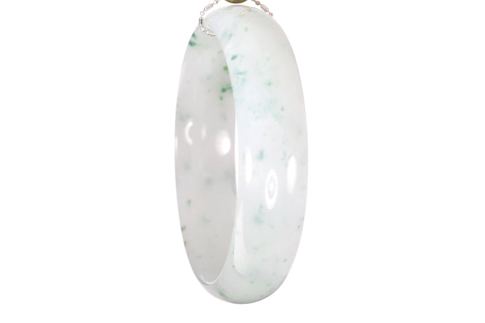 Icy Jadeite Bangle