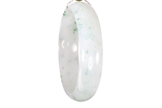 Icy Jadeite Bangle
