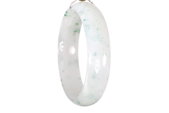 Icy Jadeite Bangle