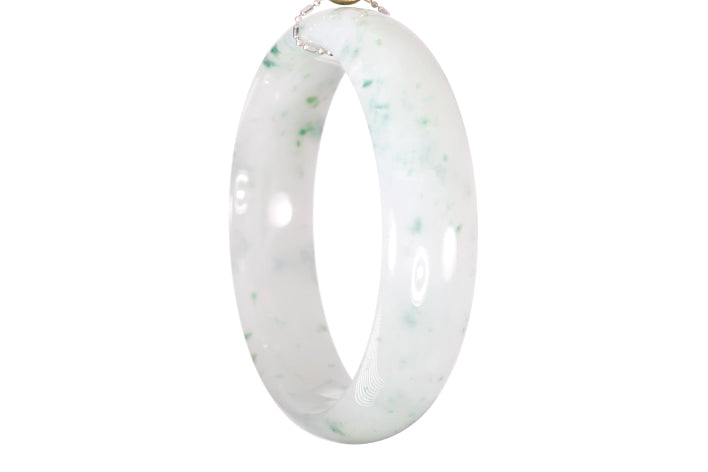 Icy Jadeite Bangle