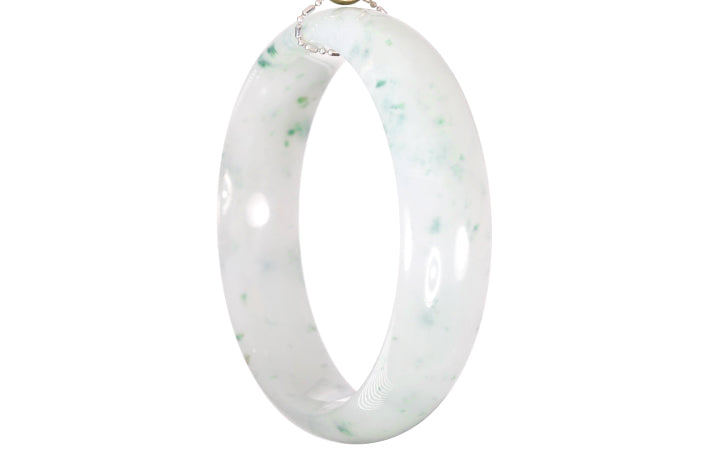 Icy Jadeite Bangle