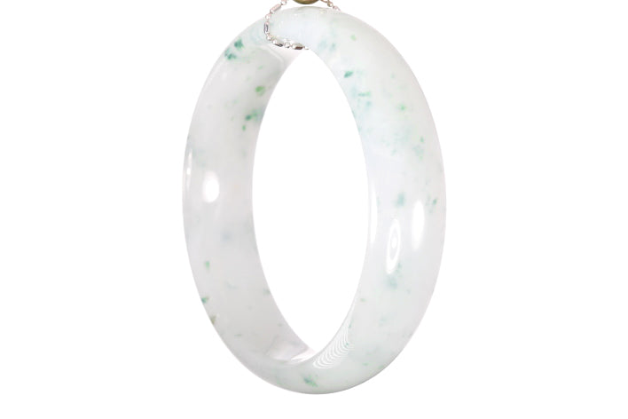 Icy Jadeite Bangle
