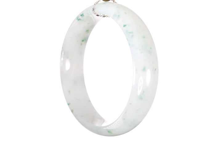 Icy Jadeite Bangle