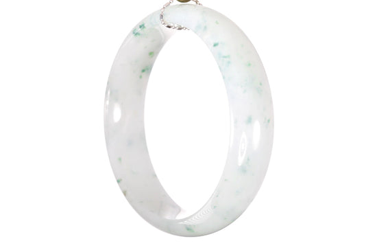 Icy Jadeite Bangle