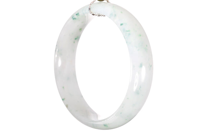 Icy Jadeite Bangle