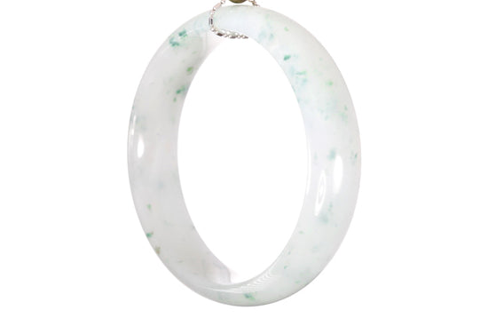 Icy Jadeite Bangle