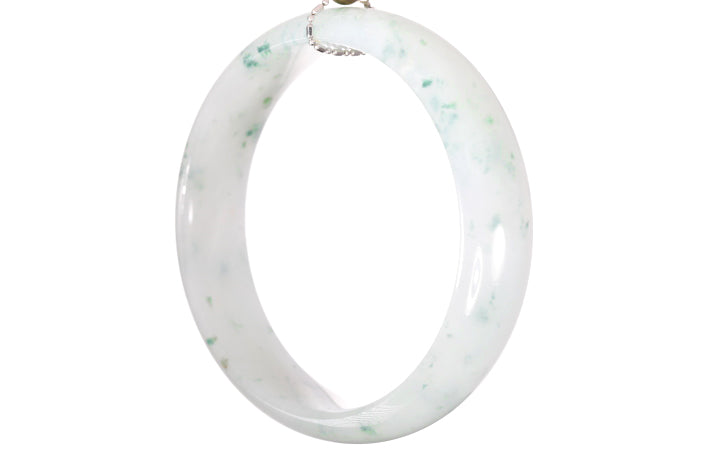 Icy Jadeite Bangle