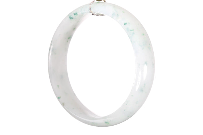 Icy Jadeite Bangle