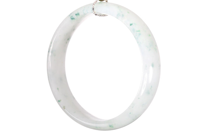 Icy Jadeite Bangle