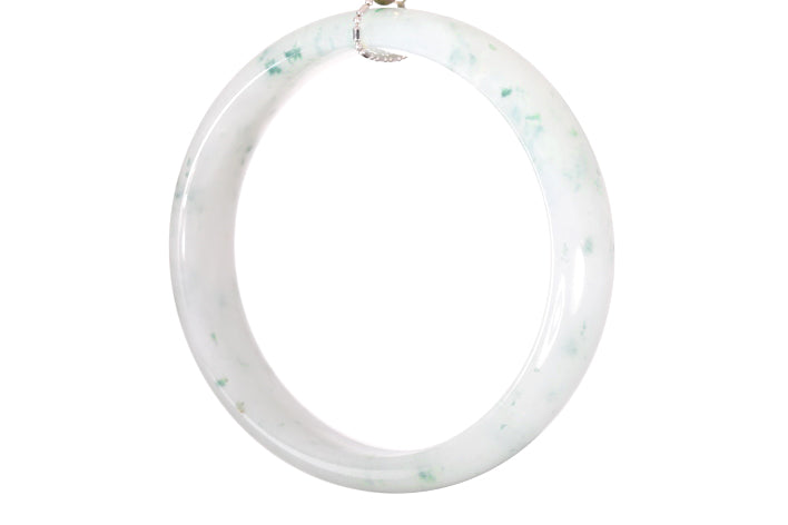 Icy Jadeite Bangle