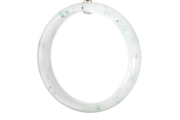 Icy Jadeite Bangle