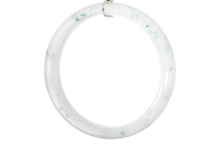 Icy Jadeite Bangle