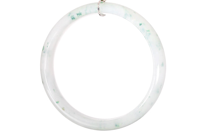 Icy Jadeite Bangle