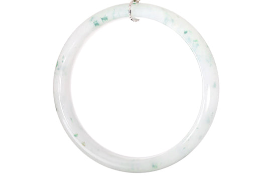 Icy Jadeite Bangle