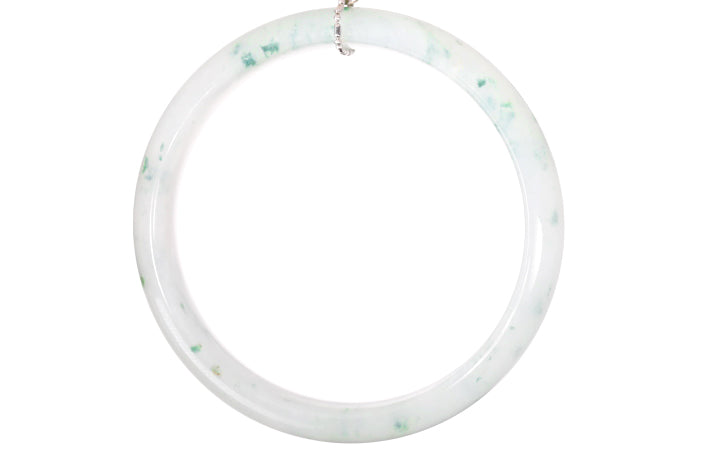 Icy Jadeite Bangle