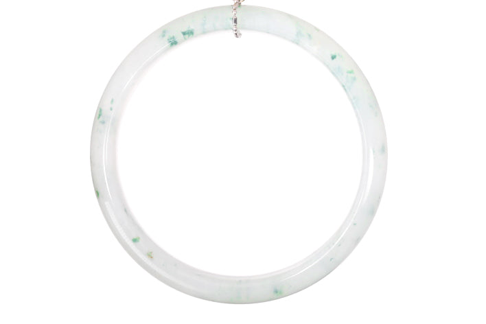 Icy Jadeite Bangle