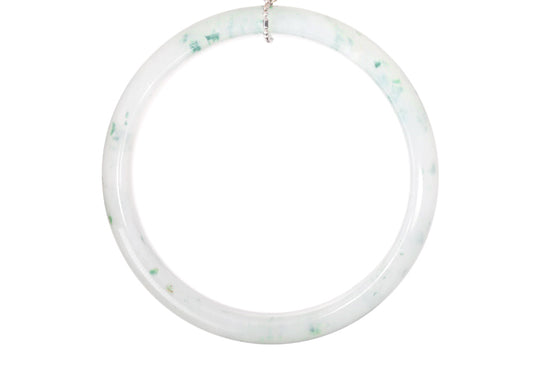 Icy Jadeite Bangle