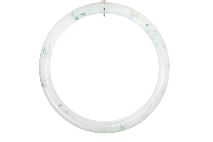Icy Jadeite Bangle