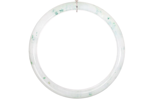 Icy Jadeite Bangle