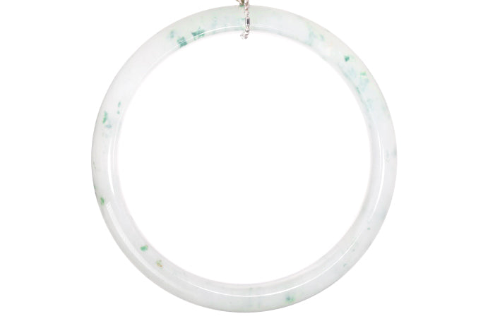 Icy Jadeite Bangle