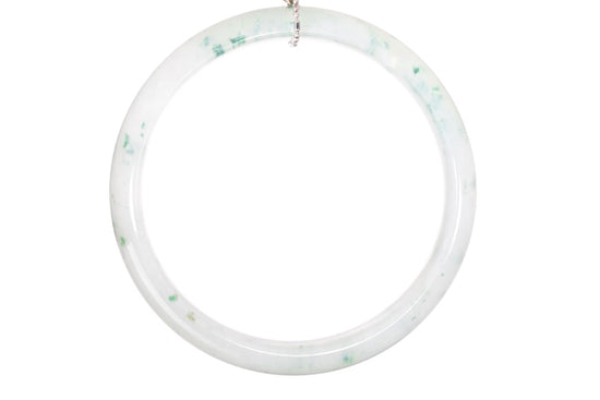 Icy Jadeite Bangle