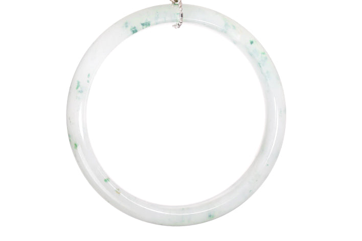 Icy Jadeite Bangle