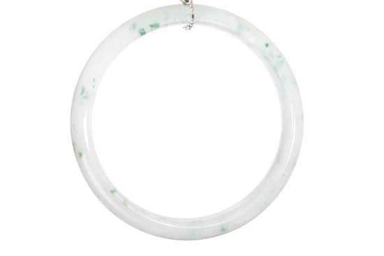 Icy Jadeite Bangle