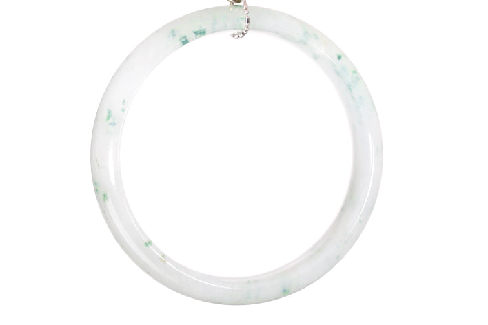 Icy Jadeite Bangle