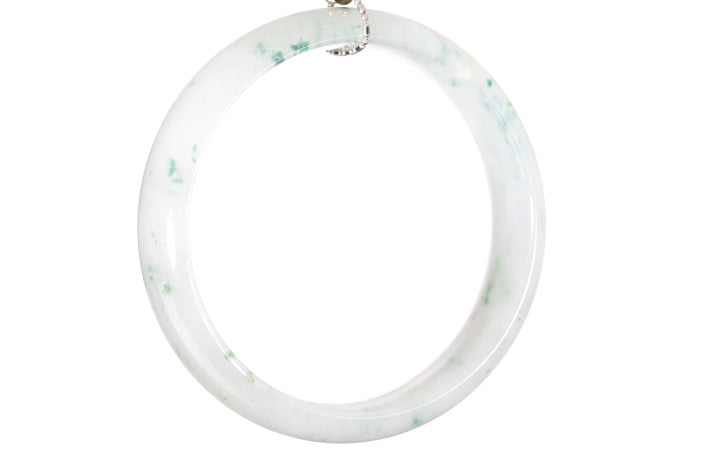 Icy Jadeite Bangle