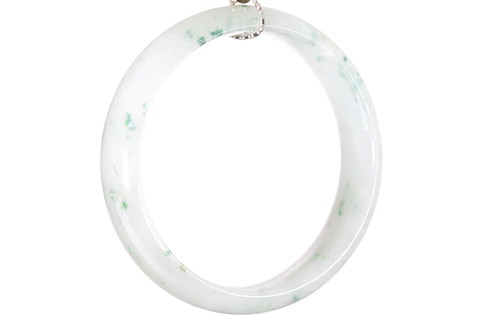 Icy Jadeite Bangle