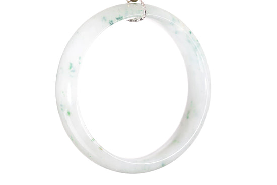 Icy Jadeite Bangle