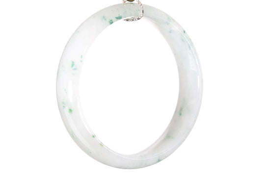 Icy Jadeite Bangle