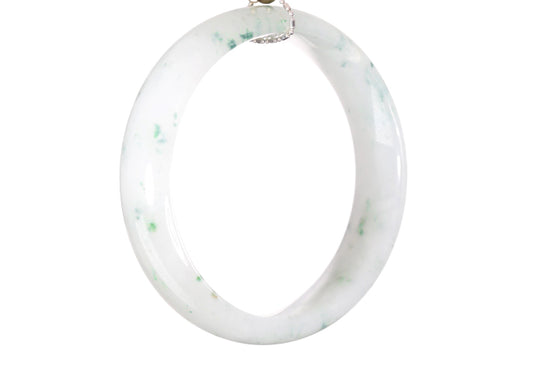 Icy Jadeite Bangle
