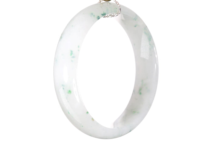 Icy Jadeite Bangle