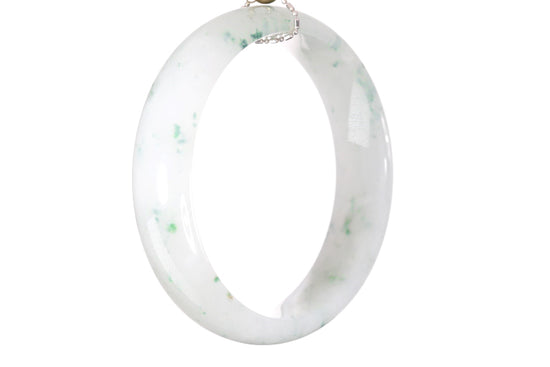 Icy Jadeite Bangle