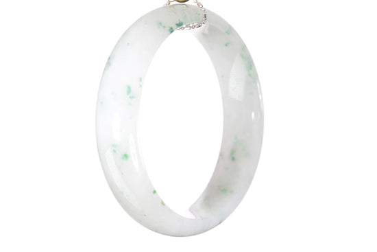 Icy Jadeite Bangle