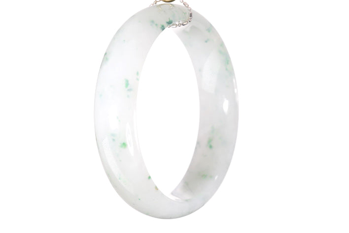 Icy Jadeite Bangle