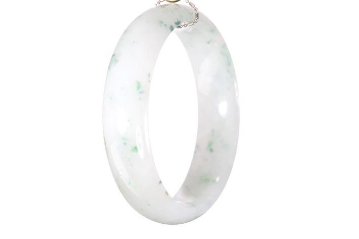 Icy Jadeite Bangle