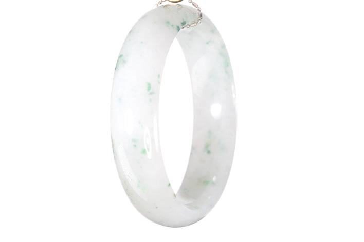 Icy Jadeite Bangle