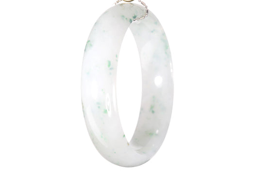 Icy Jadeite Bangle