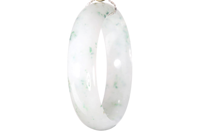 Icy Jadeite Bangle