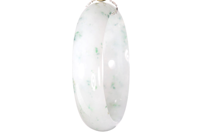 Icy Jadeite Bangle